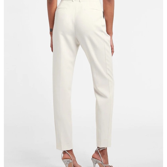 Never worn! Express high waisted pleated ankle dress pant - Picture 3 of 3